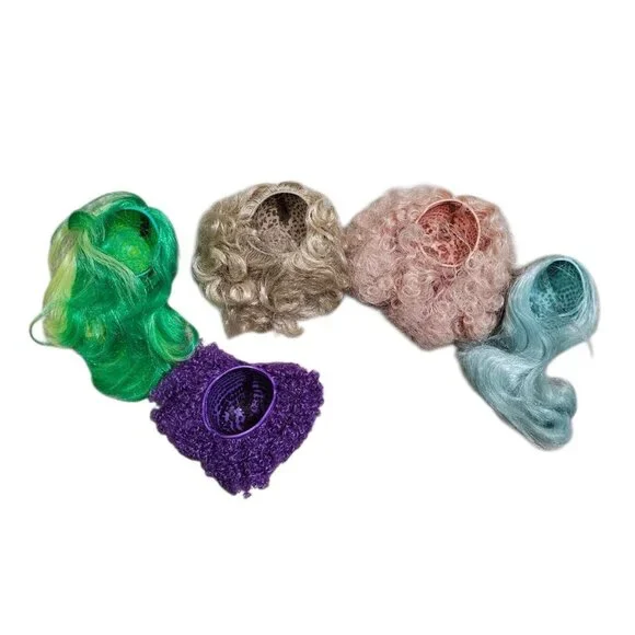 Creatable World Deluxe Character Kit Customizable Dolll Wigs Lot 5 HTF Rare - Picture 2 of 2